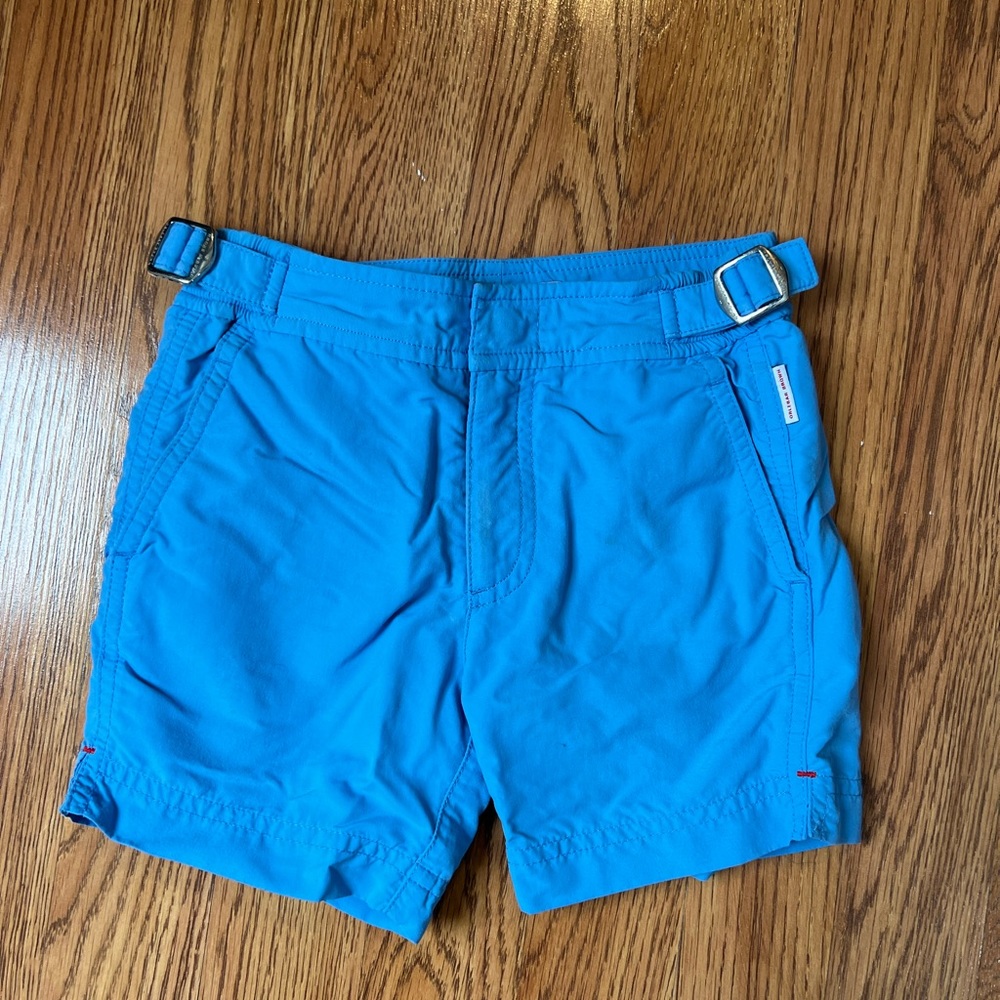 - Orlebar brown Boys baby blue bathing suit size 4